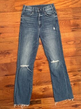MOTHER The Hustler Ankle Fray Size 27